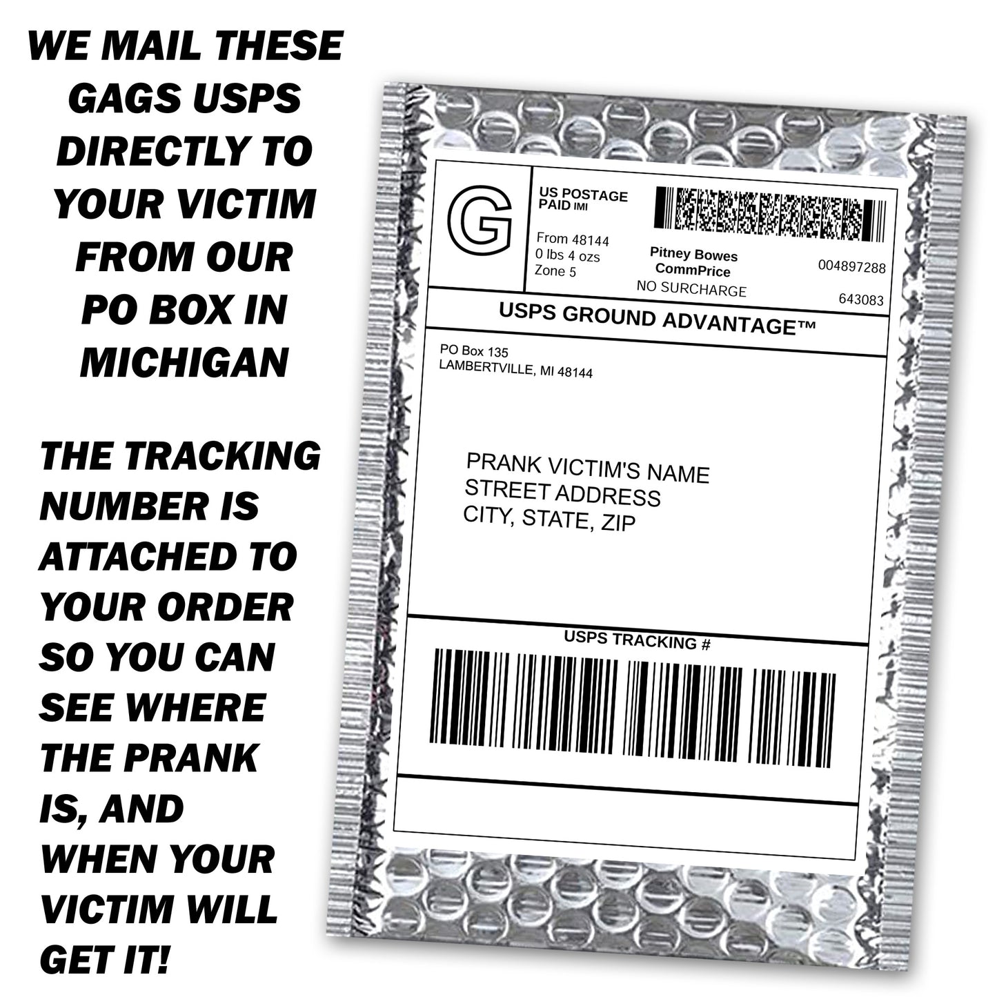 Puck You Prank Mail Hockey Puck Gag