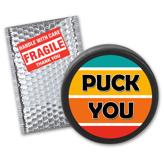 Puck You Prank Mail Hockey Puck Gag