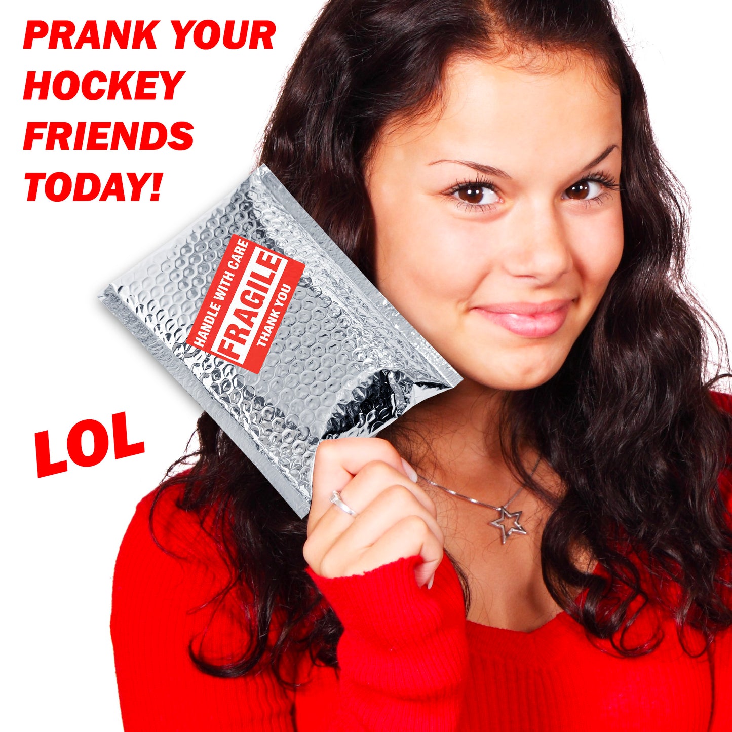 Puck You Prank Mail Hockey Puck Gag