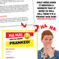 Red Light Ticket Fake Document Prank Mail