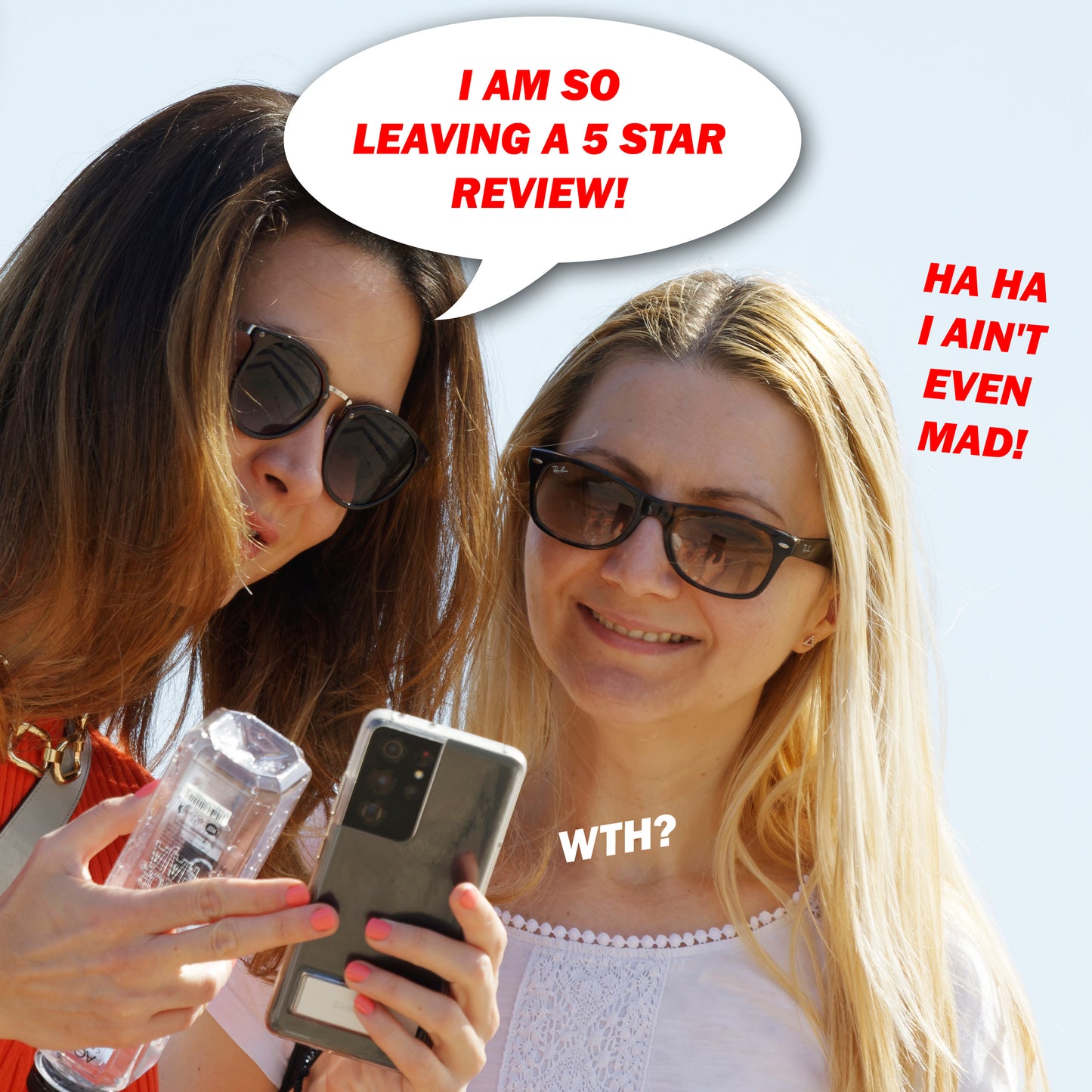 Funny QR Code Review Prank Stickers - Monkey Middle Finger!