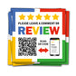 Funny QR Code Review Prank Stickers - Monkey Middle Finger!