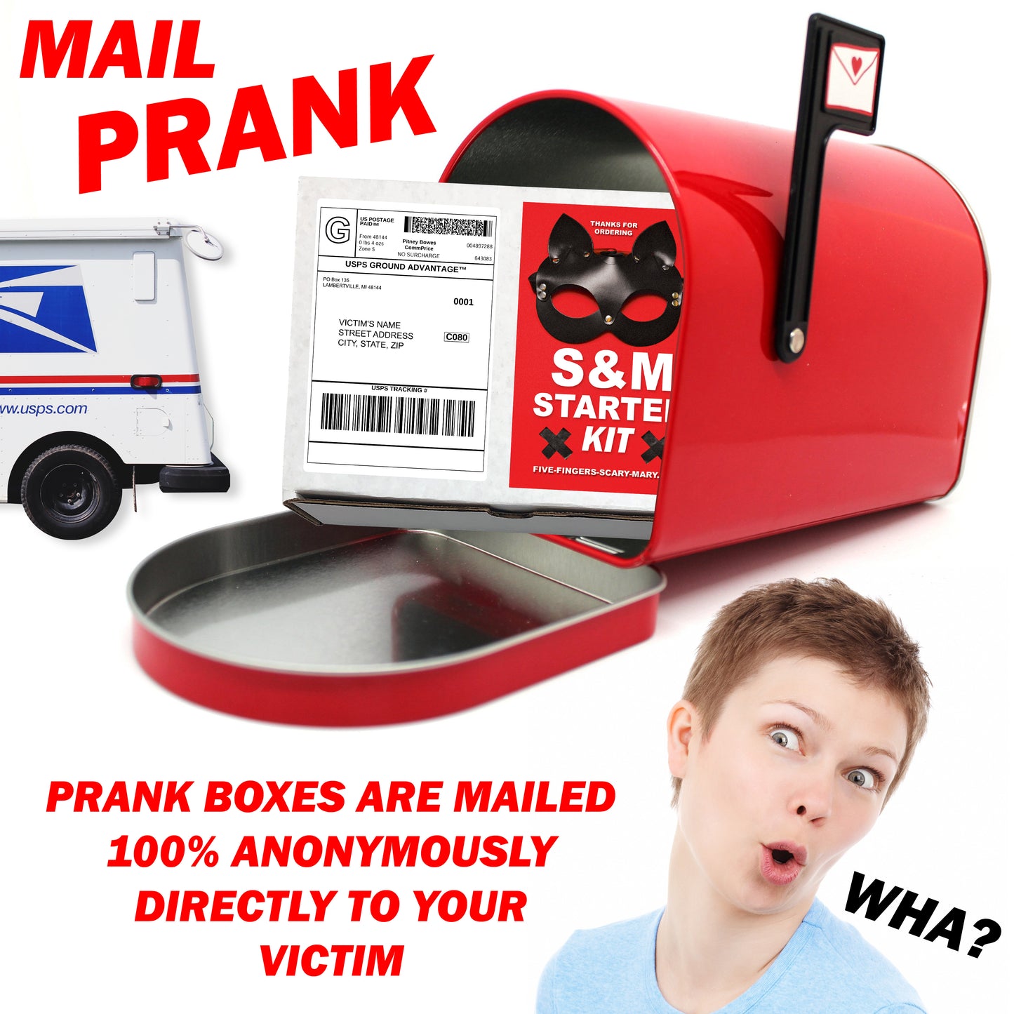 S&M Starter Kit Joke Mail