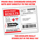 STD Notice Report Fake Prank Mail Gag Gift for Revenge!