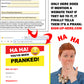 STD Notice Report Fake Prank Mail Gag Gift for Revenge!