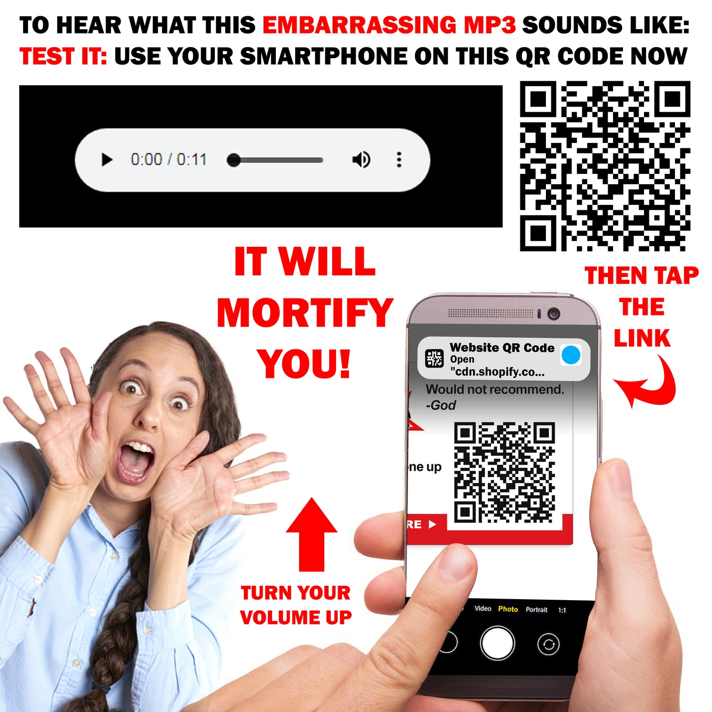 Satan Loves You Prank Drop Cards 50 Pack!