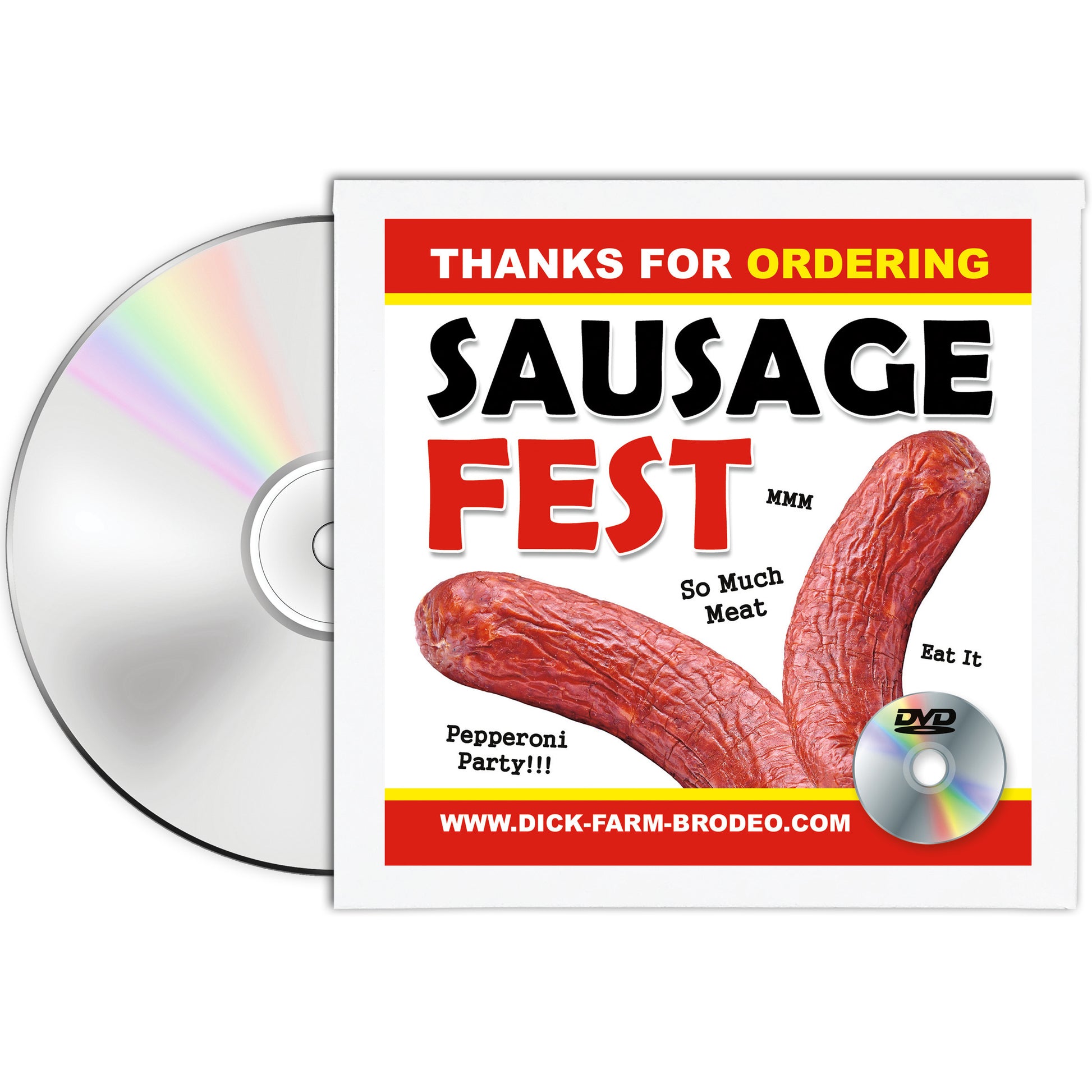 Sausage Gag DVD Joke Mailer