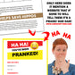 Save The Hippos Fake Document Packet Prank Mail