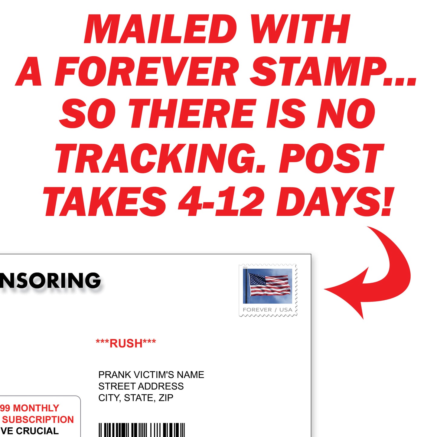 Save The Hippos Anonymous Mail Prank Letter