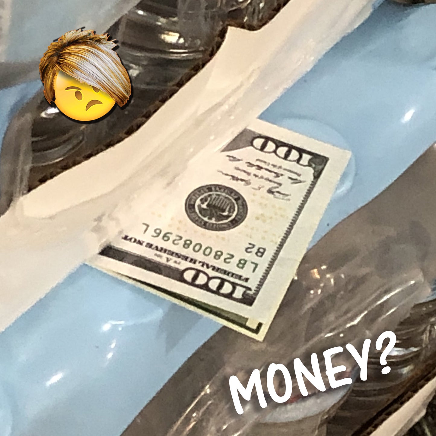 Loud Orgasm Qr Code Joke Fake Prank 100 Dollar Bills Money! 50 Qty! Troll Everyone!