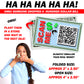 Loud Orgasm Qr Code Joke Fake Prank 100 Dollar Bills Money! 50 Qty! Troll Everyone!