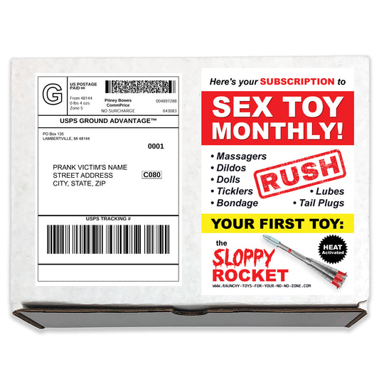 Sex Toy Monthly Prank Mailer Gag Gift