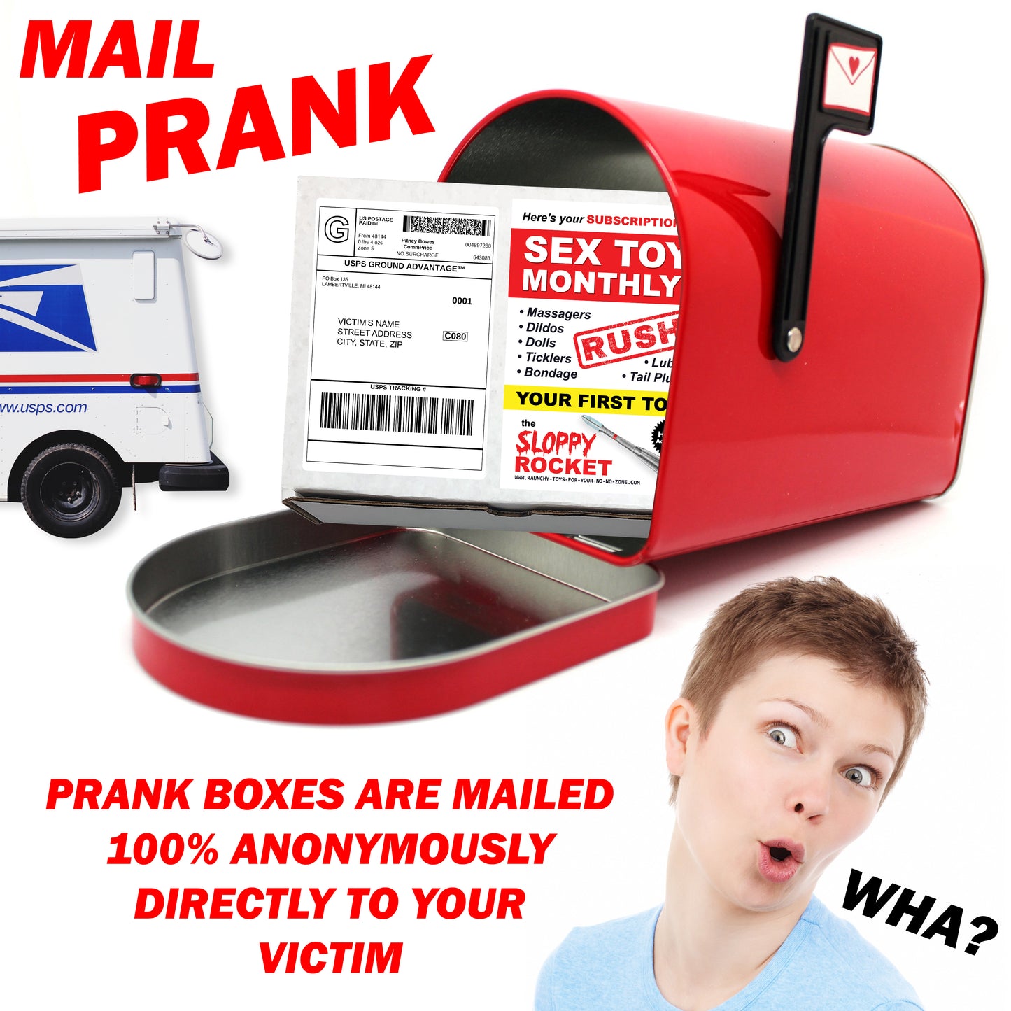 Sex Toy Monthly Prank Mailer Gag Gift