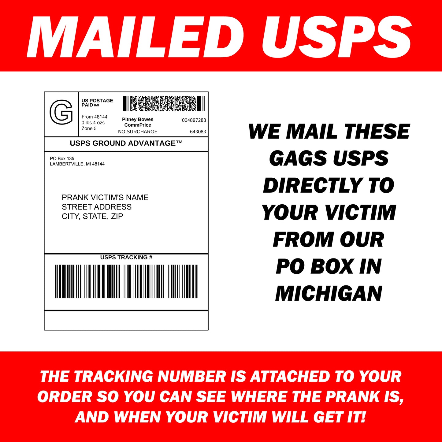 Swingers Near Me Fake Document Prank Mail Packet