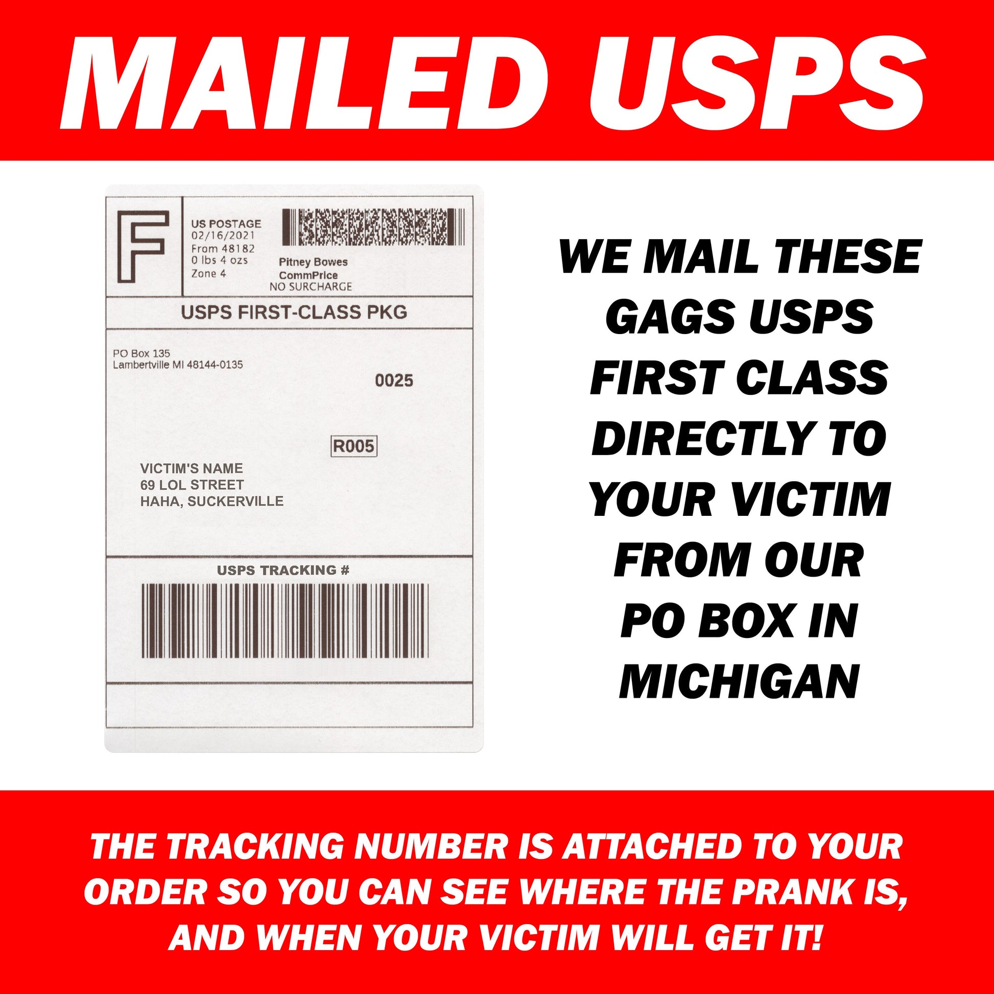 S&M Starter Kit Anonymous Mail Gag