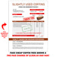 Slightly Used Cheap Coffins Fake Document Prank Mail