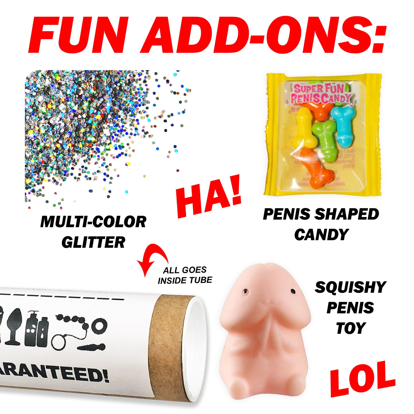 Slightly Used Sex Toys Practical Joke Add-Ons