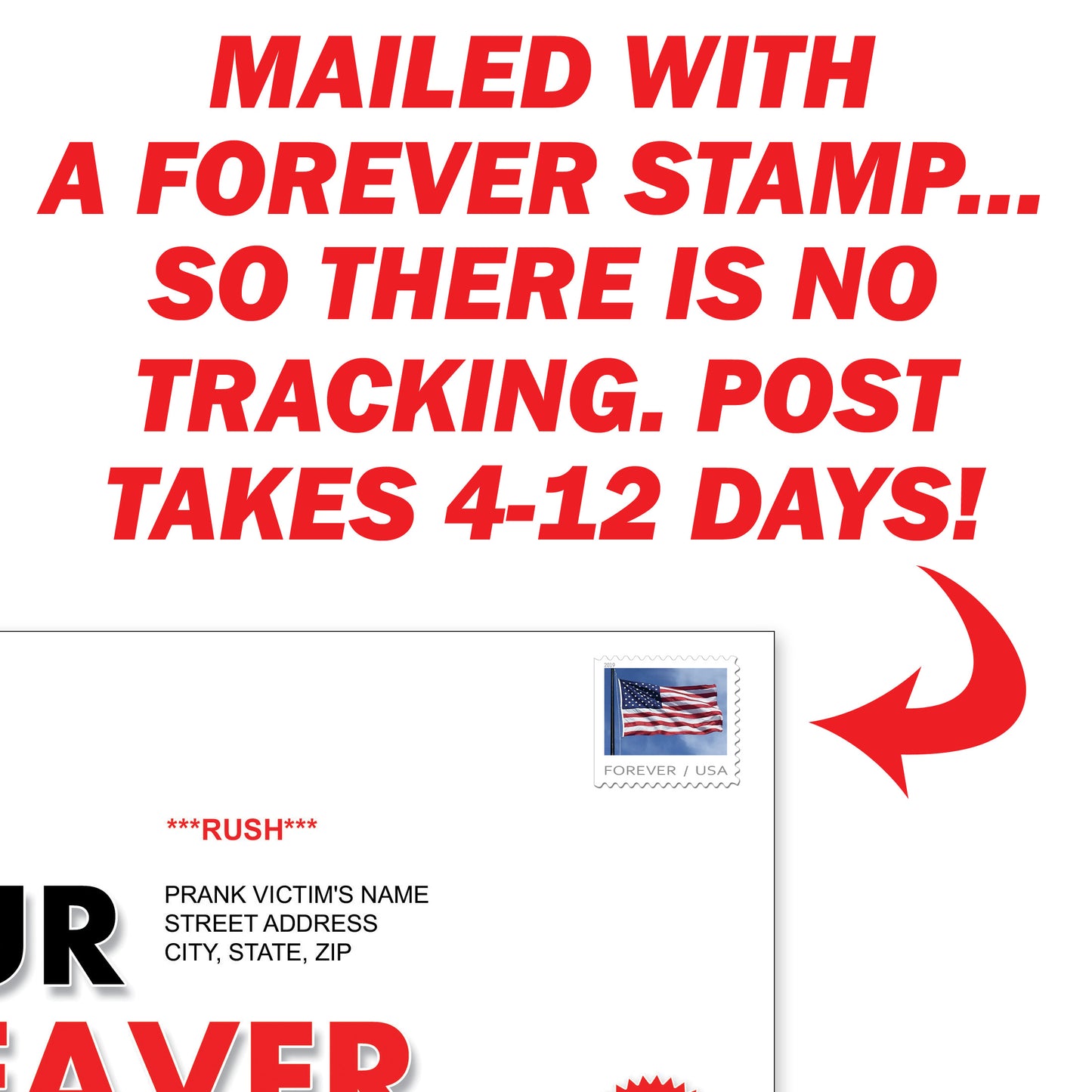 Tame Your Beaver Prank Letter Mailer