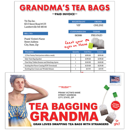 Tea Bagging Grandma Prank Mailer