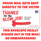 Thanks for the Blowjob Anonymous Mail Prank Letter