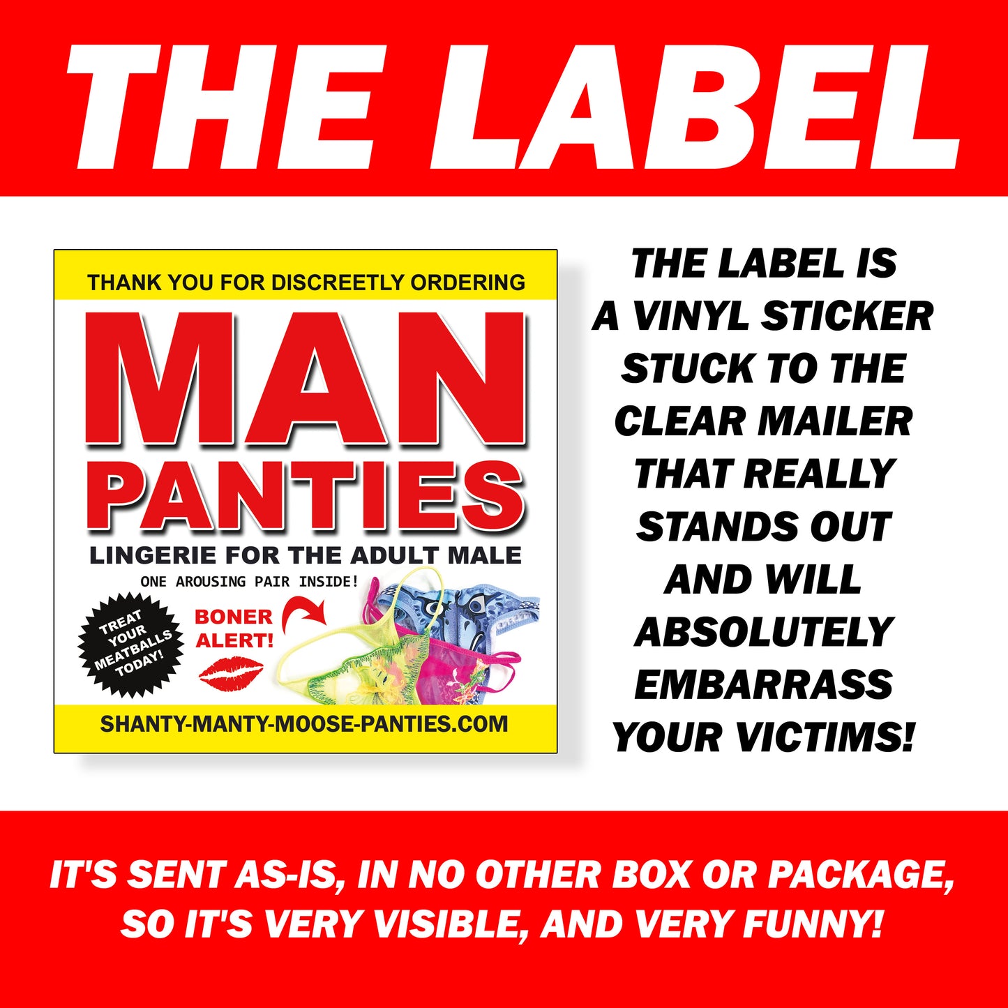 Man Panties Prank Mail