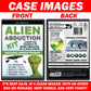 Alien Abduction Kit Party DVD Invoice Prank Mail Joke Gift