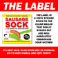 Sausage Sock Prank Mail