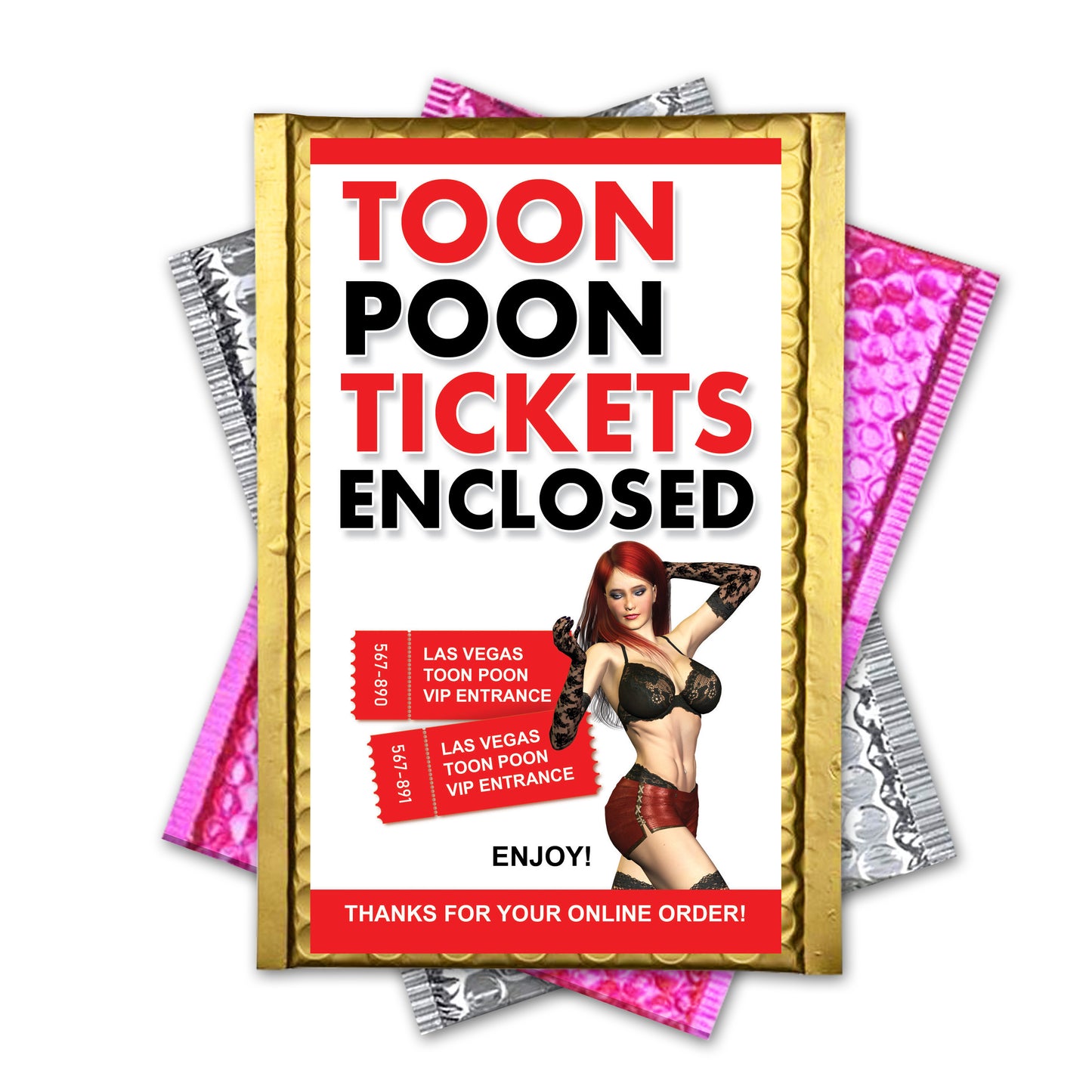Toon Poon Tickets Prank Mail