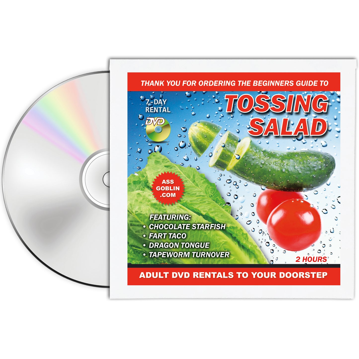 The Beginners Guide to Tossing Salad Fake DVD mail prank