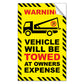 Prank Towing Parking Violation Stickers for Windshields of Bad Drivers - 12 Qty (Copy)