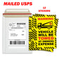 Prank Towing Parking Violation Stickers for Windshields of Bad Drivers - 12 Qty (Copy)