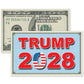Trump 2028 Fake $100 Bill Money Drop Cards Prank