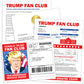 Donald Trump Fan Club Donation Prank Packet Mail