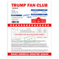 Donald Trump Fan Club Donation Prank Packet Mail