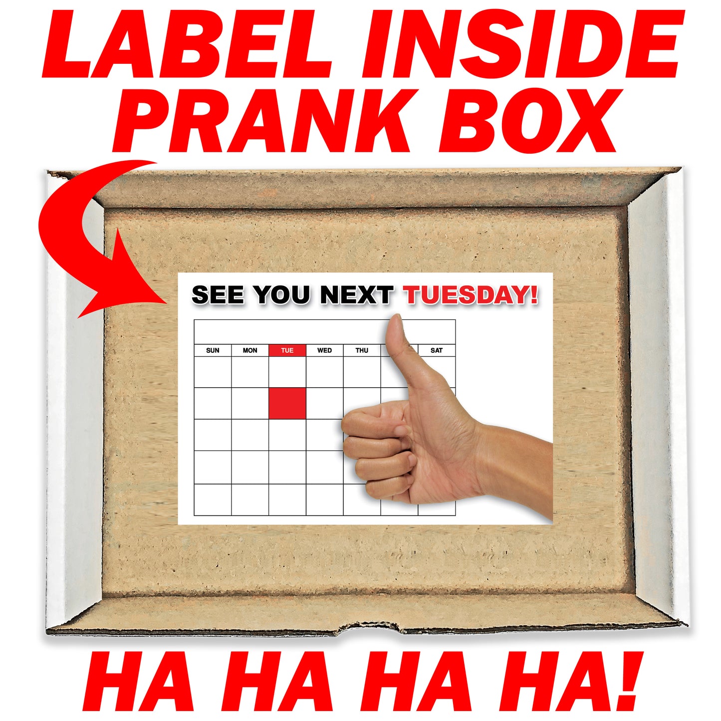 See You Next Tuesday Surprise Insulting Prank Mail