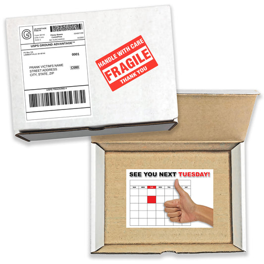 See You Next Tuesday Surprise Insulting Prank Mail