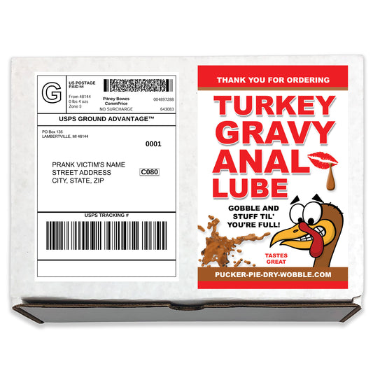 Turkey Gravy Thanksgiving Christmas Holiday Prank Box Mail