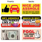 96 Variety Pack Bad Parking Cards Prank Cards