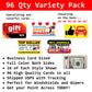 96 Variety Pack Bad Parking Cards Prank Cards