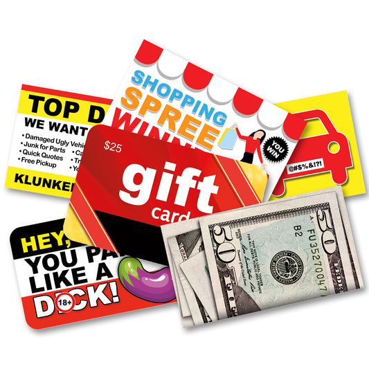 Bad Parking Cards for Idiot Drivers Variety Pack