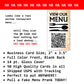 Prank View Menu Cards: Hilarious Donkey Gag, 50 Qty