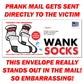 Wank Socks Prank Letter Joke