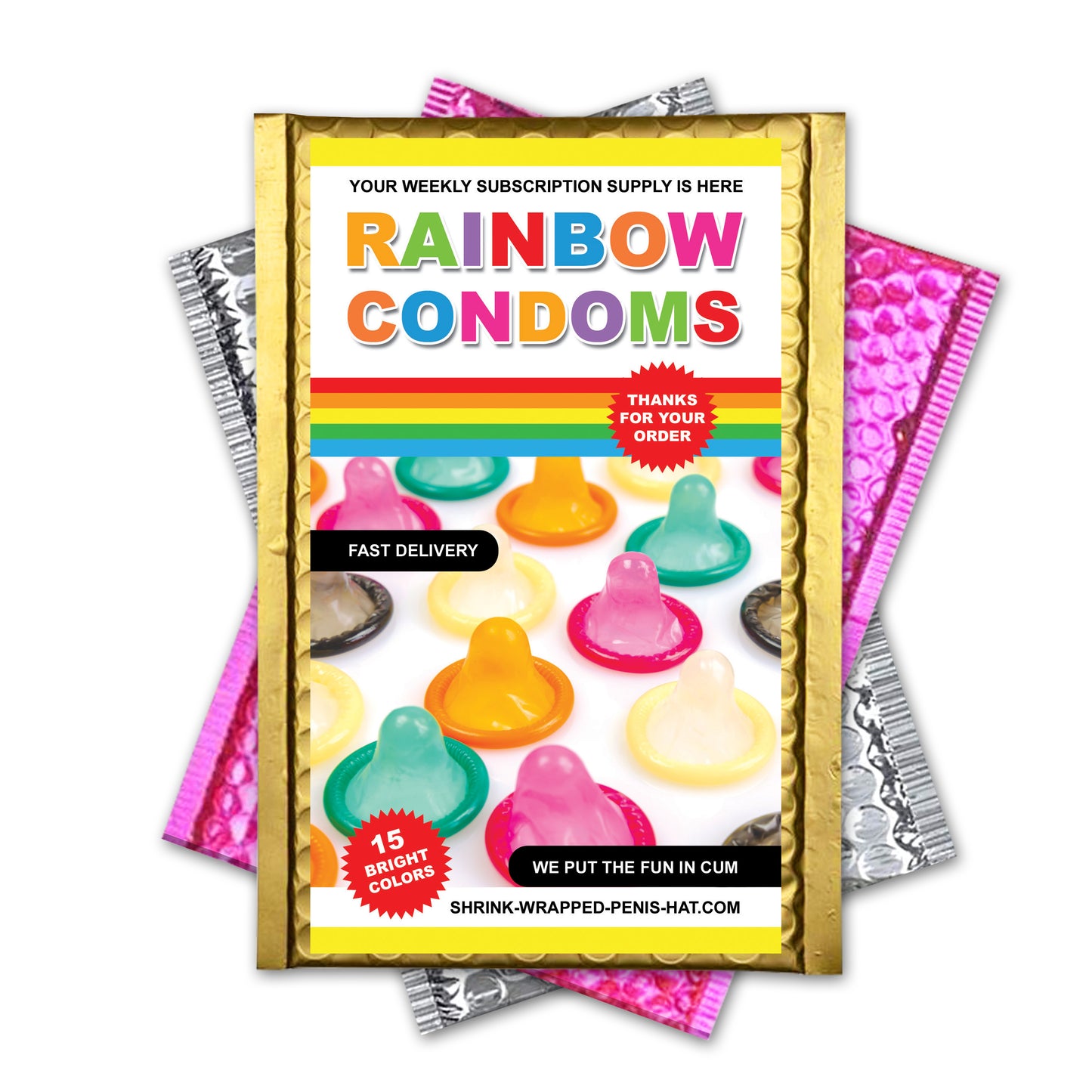 Weekly Subscription Condoms Prank Mail