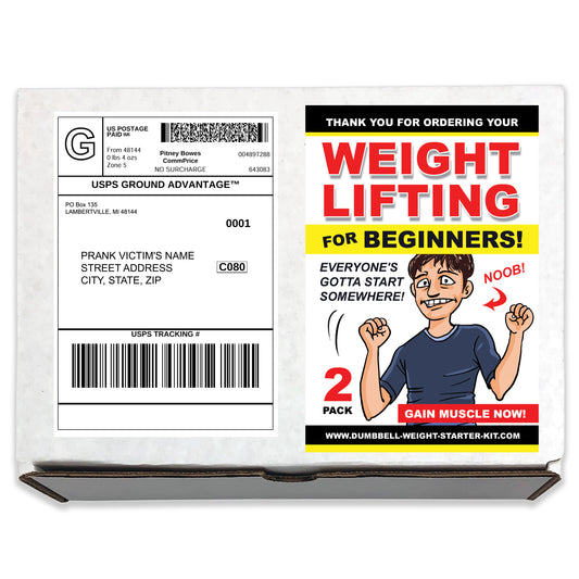 Weight Lifting Prank Mailer