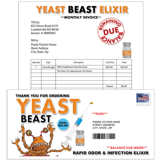 Mail Prank Letter Yeast Beast Joke