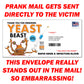 Yeast Beast Mail Prank Letter