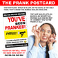 Naked Haunted Excursion embarrassing prank envelope gets mailed directly to your victims 100% anonymously!