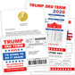 Donald Trump 3rd Term 2028 Donation Prank Political Packet Mail