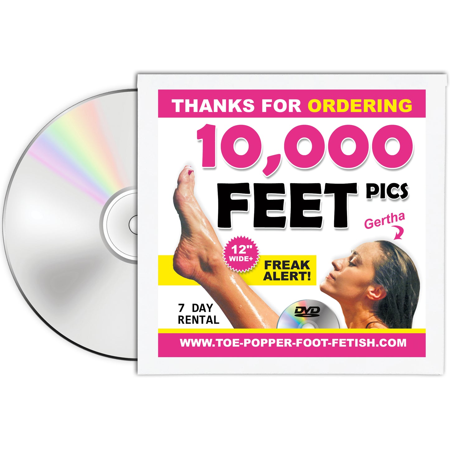 Feet Pics Prank DVD