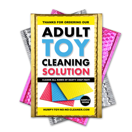 Adult Toy Cleaning Solution Gag Gift Mailer